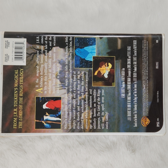 The Lord Of The Rings Animated 1978 VHS from 2001 WB - Picture 4 of 17